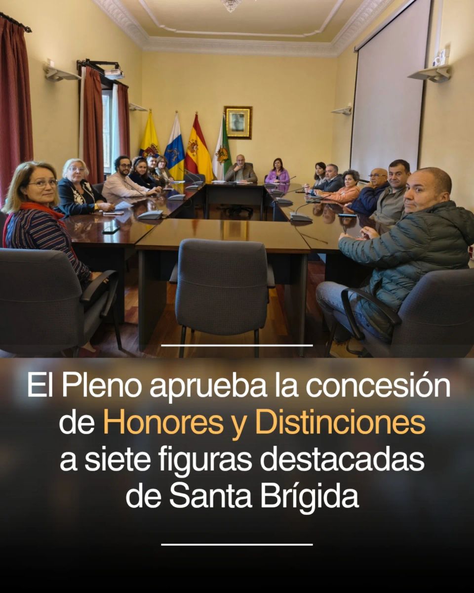 Honors and Distinctions Ceremony of Santa Brígida