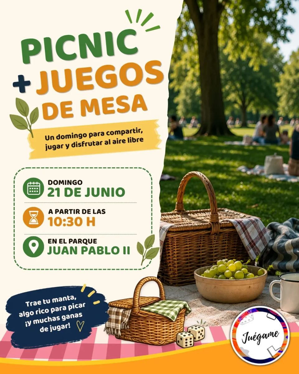 Board Games Picnic at Juan Pablo II Park
