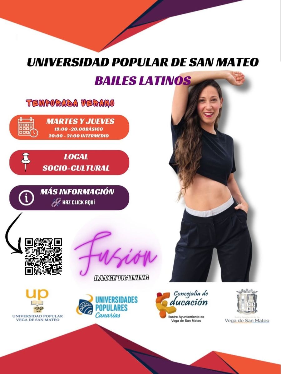 Latin Dance Classes - Universidad Popular de San Mateo