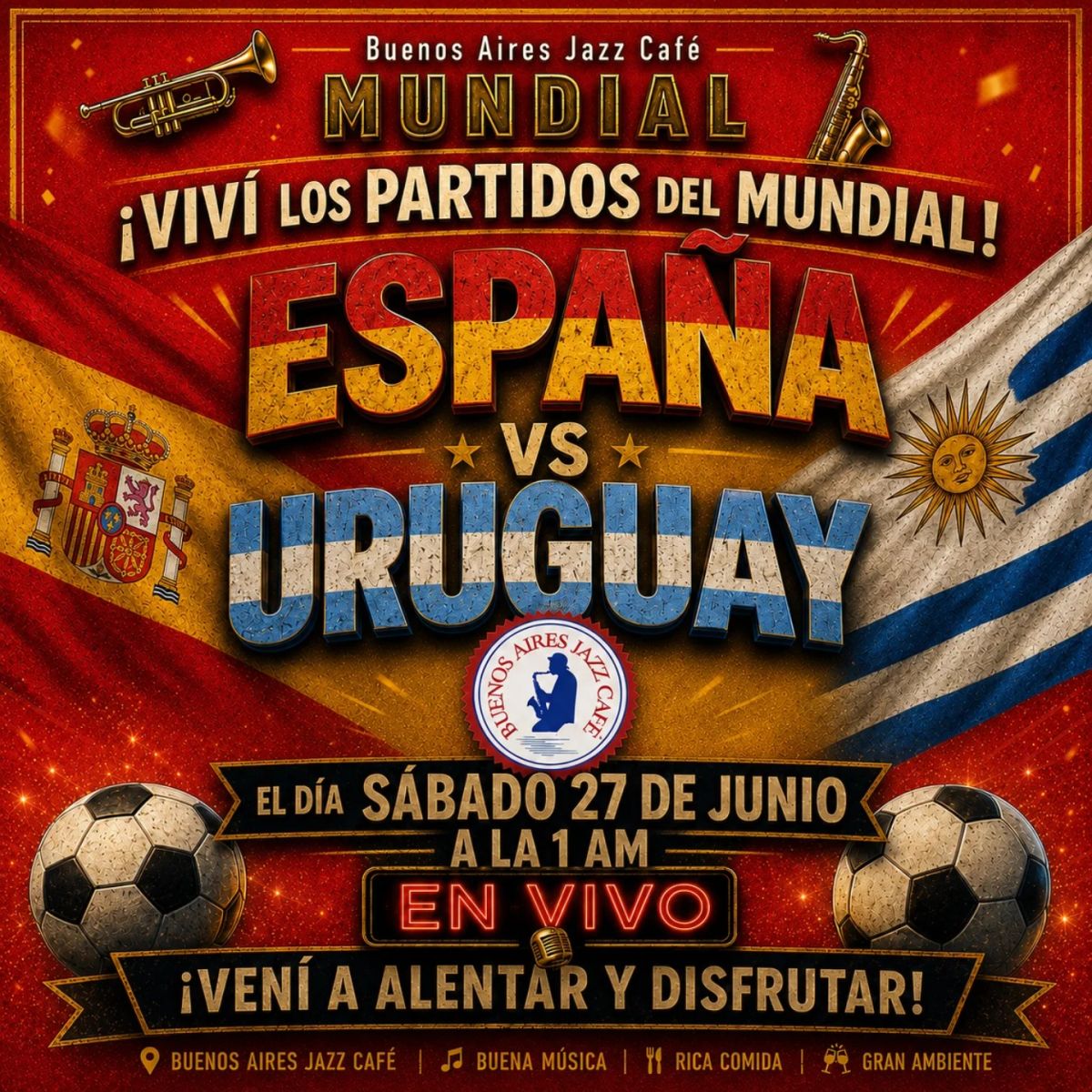 Spain vs Uruguay World Cup Match Screening