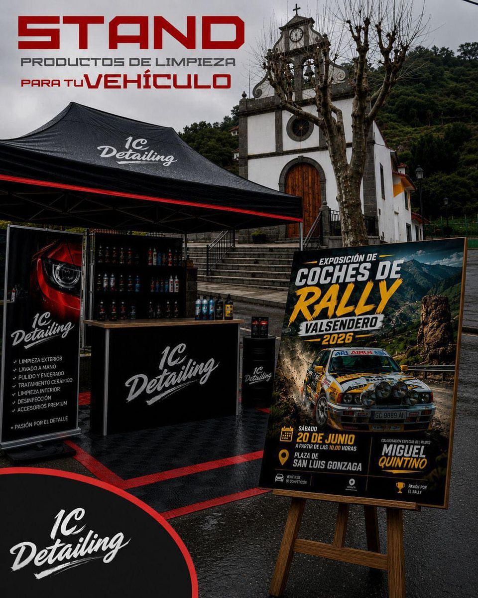 Rally Car Exhibition and Car Care Stand