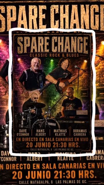 Spare Change live at Canarias en Vivo