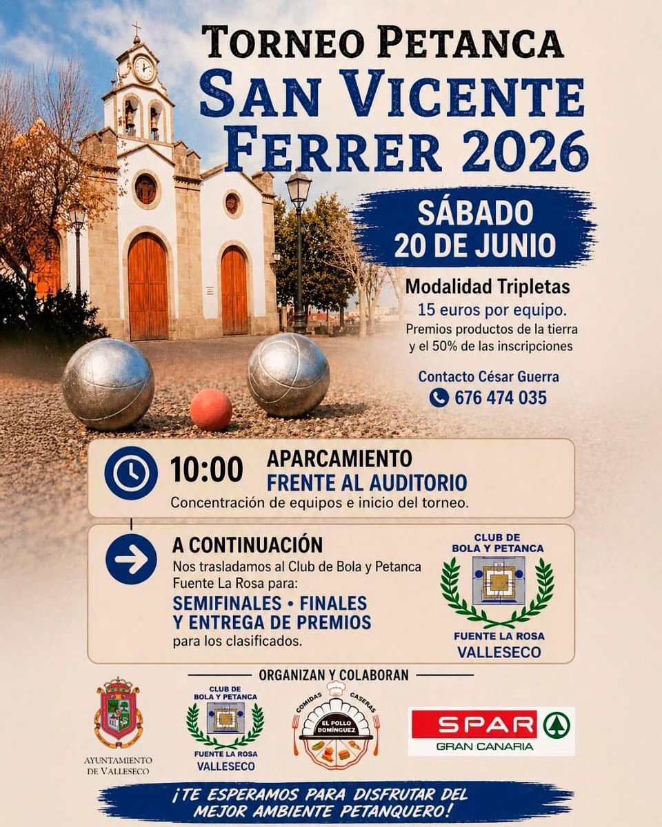 San Vicente Ferrer 2026 Petanque Tournament