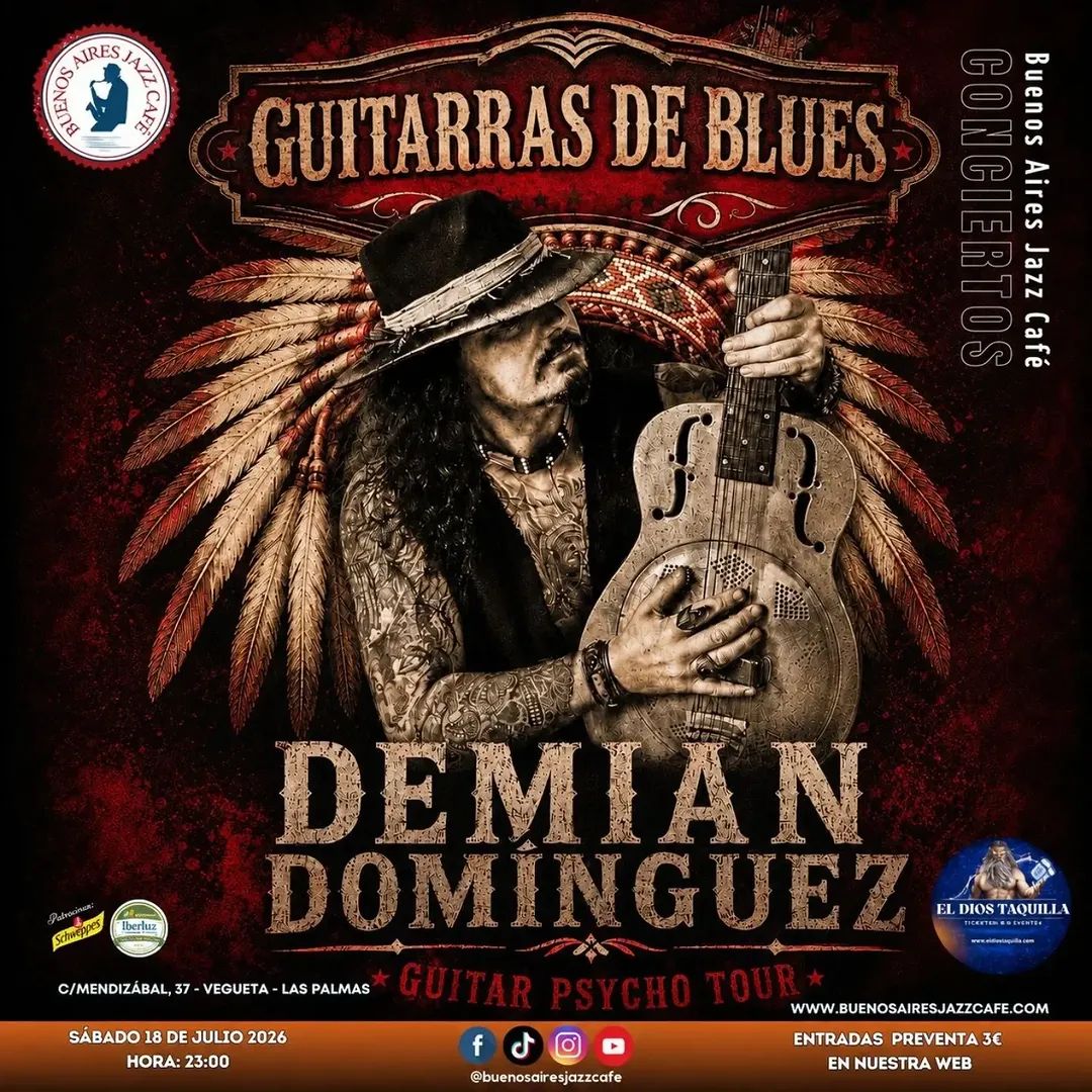 Demian Domínguez en Vivo – Homenaje al Blues