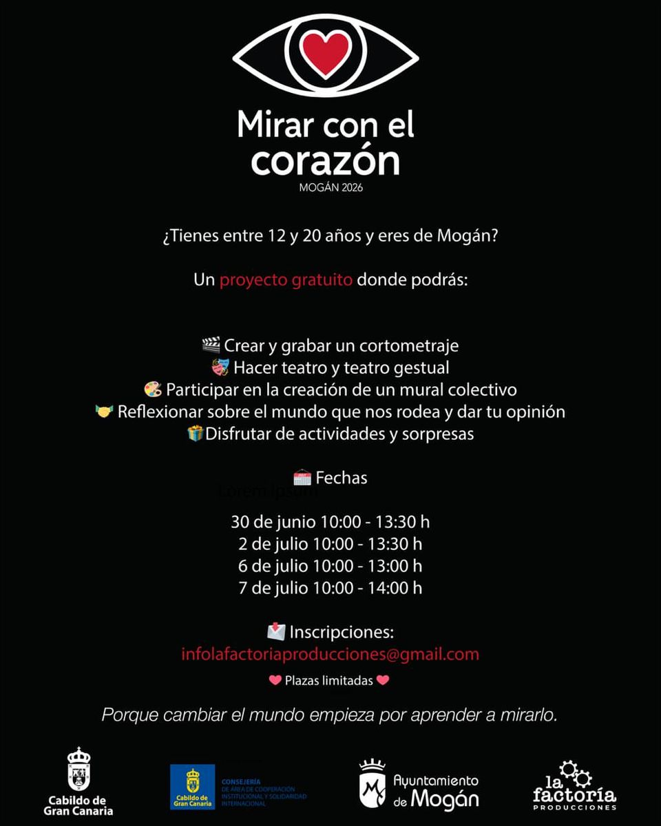 Mirar con el corazón – youth arts workshop