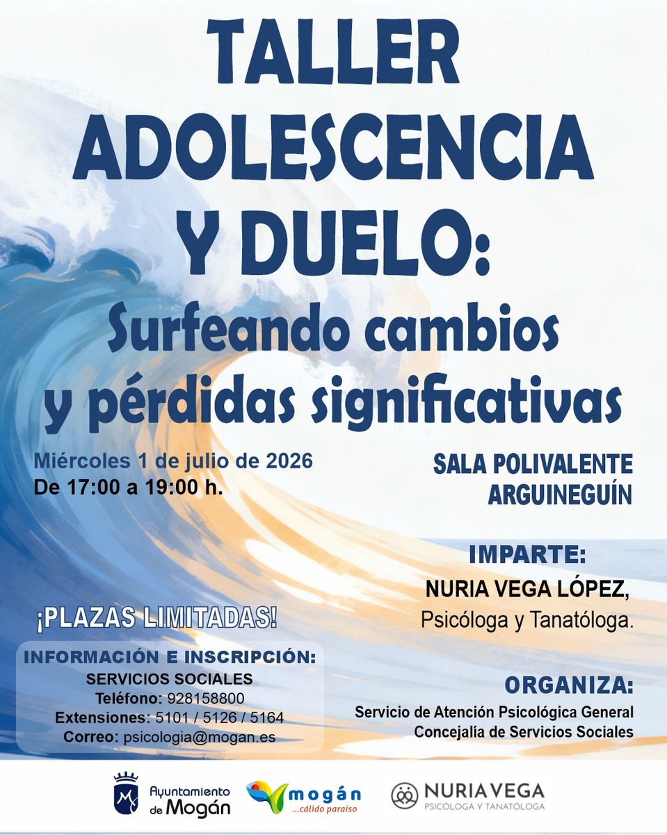 Workshop: Adolescence and Grief – Surfing Change and Significant Losses