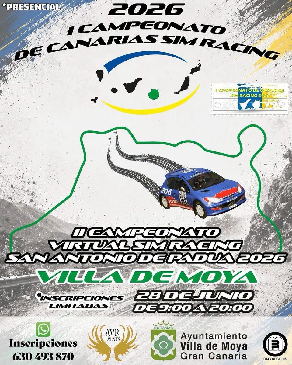 Canary Islands Sim Racing Championship & Virtual San Antonio de Padua Cup