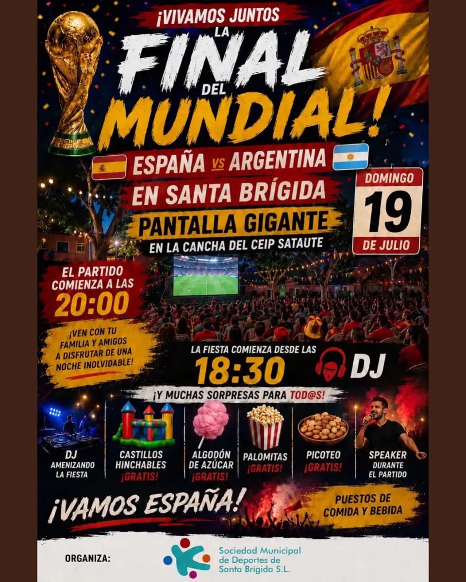 World Cup Final Family Screening at CEIP Sataute