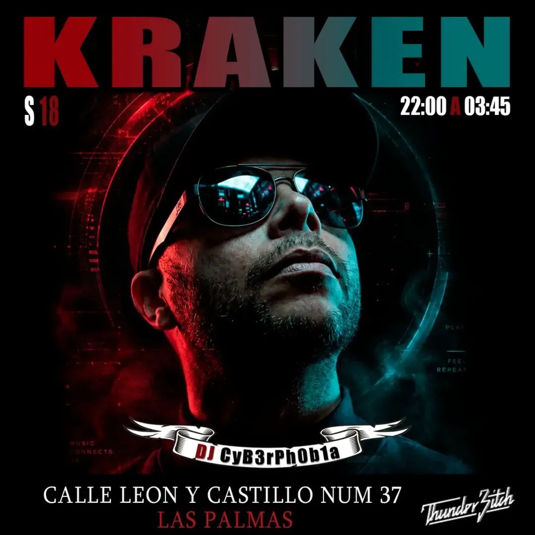 DJ CyB3rPh0b1a at Sala Kraken