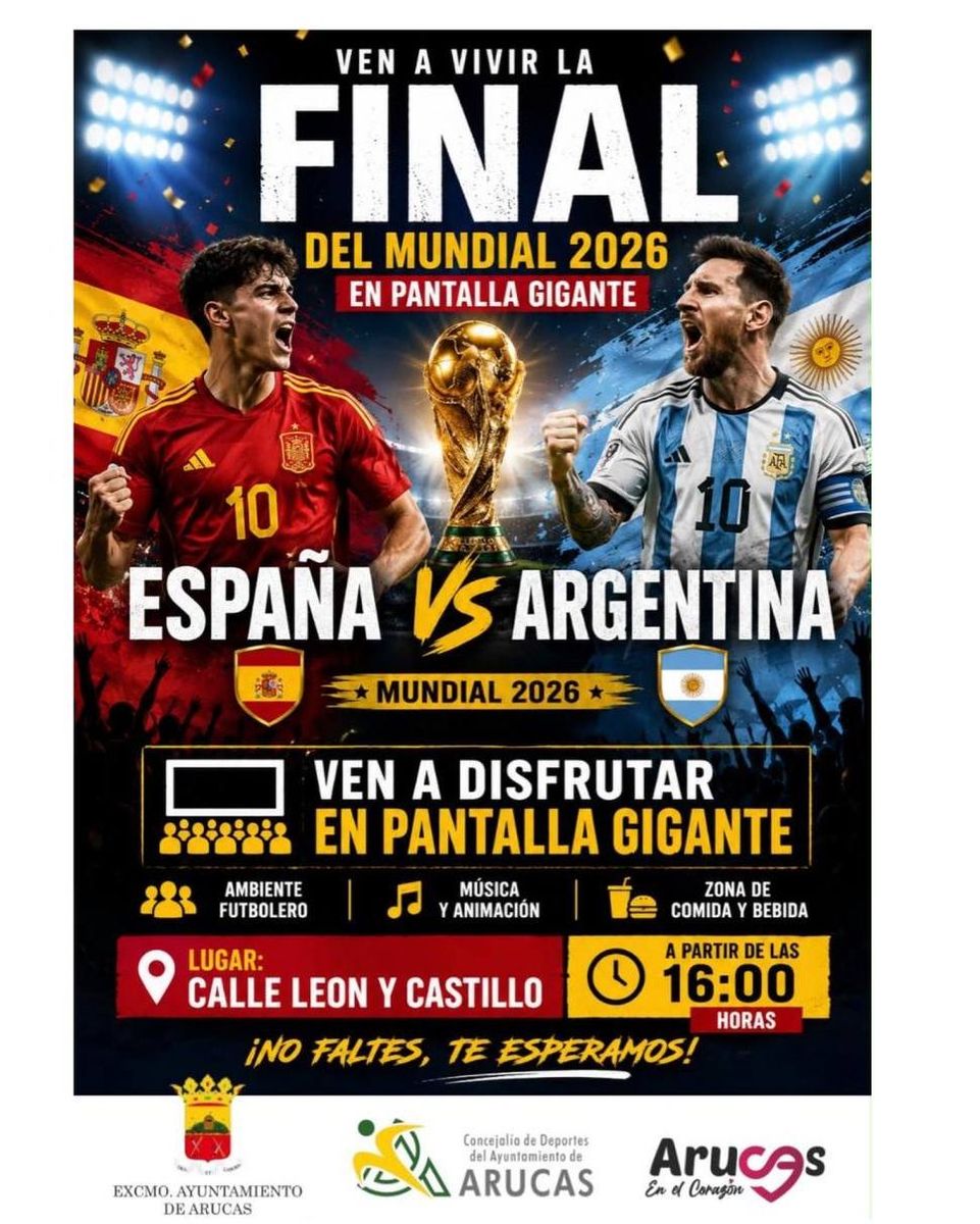 World Cup 2026 Final Fan Zone in Arucas