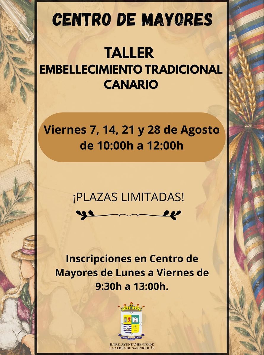 Traditional Canarian Embellishment Workshop