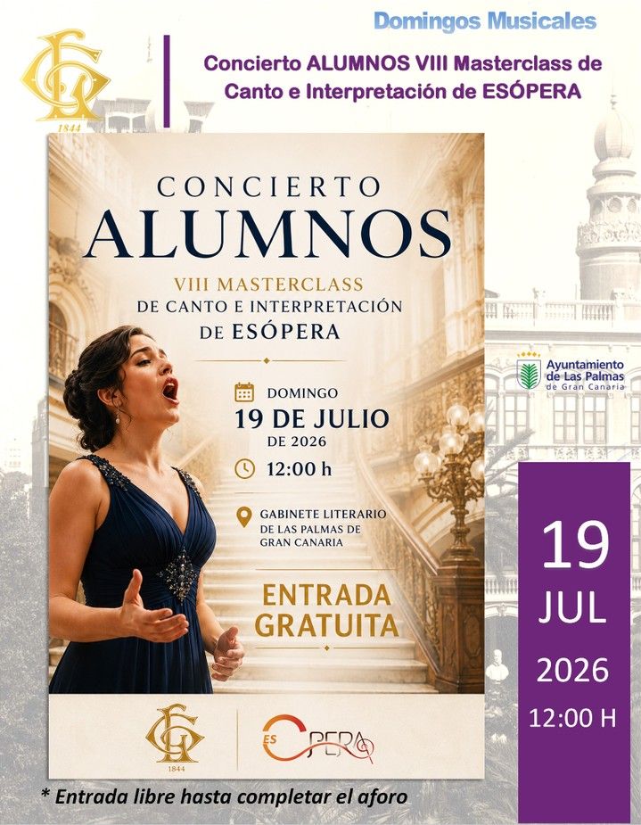 Concert by Students of the 8th ESÓPERA Singing and Acting Masterclass