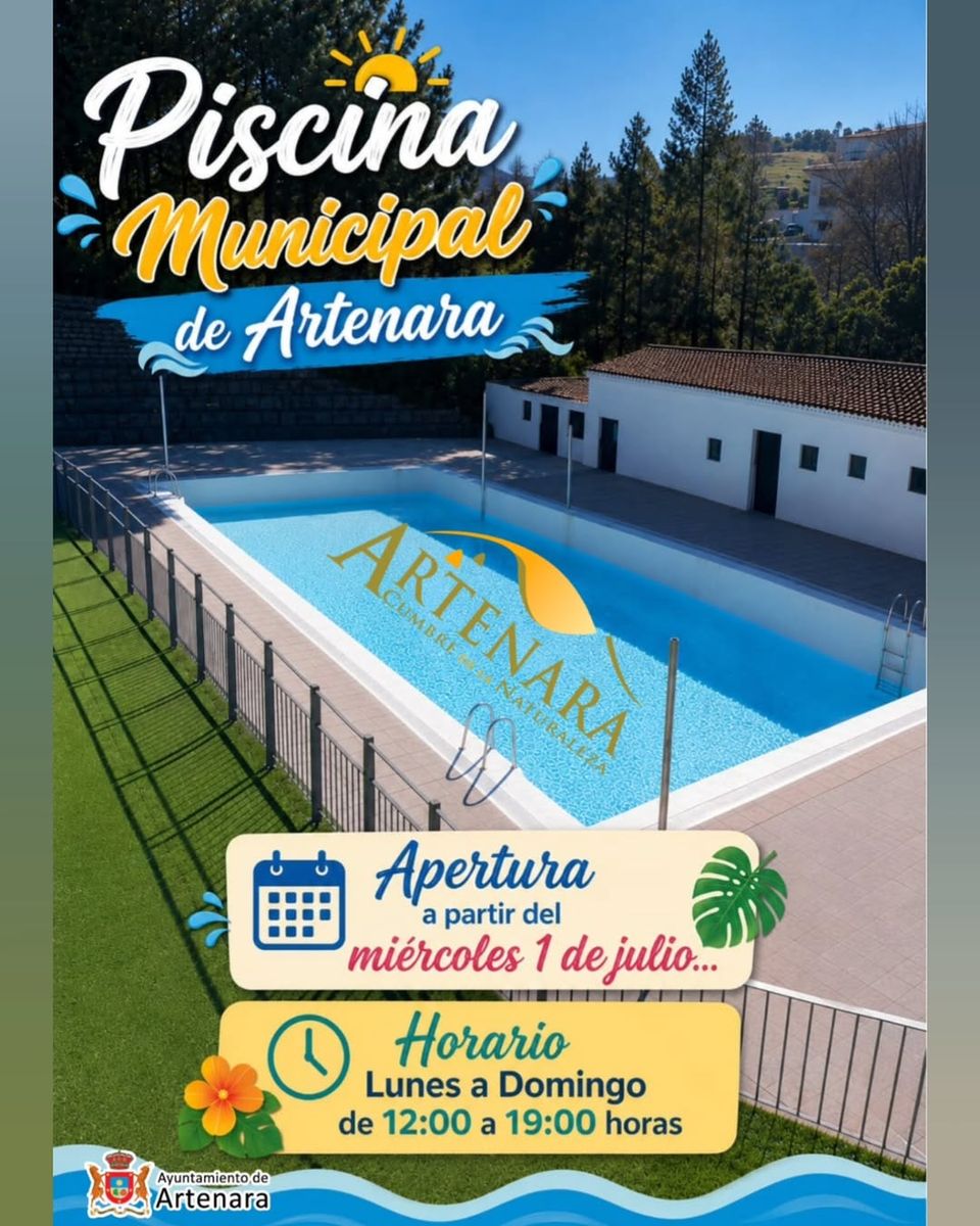 Opening of the Municipal Swimming Pool of Artenara