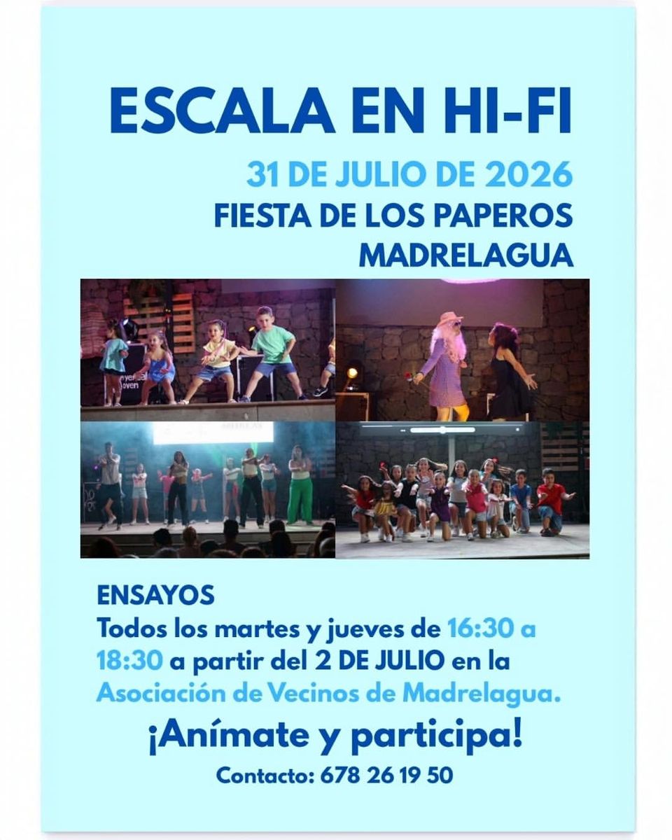 Escala en Hi-Fi Rehearsals in Madrelagua