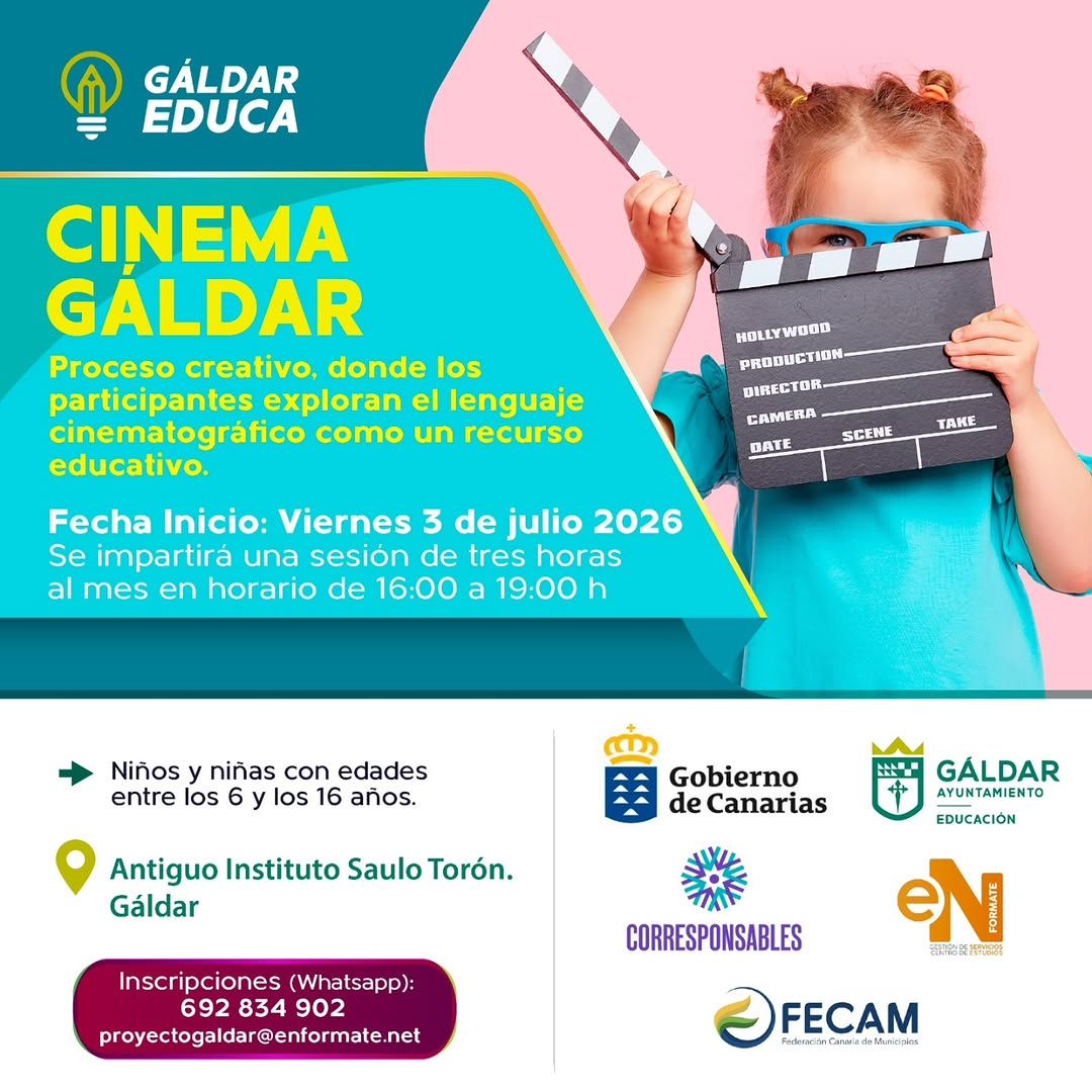 Cinema Gáldar: Film Education for Kids and Teens