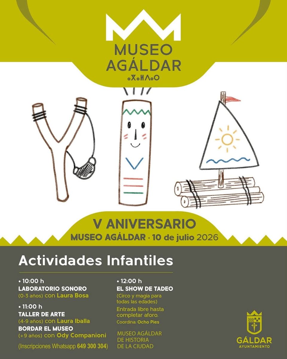 Fifth Anniversary Family Day at Museo Agáldar