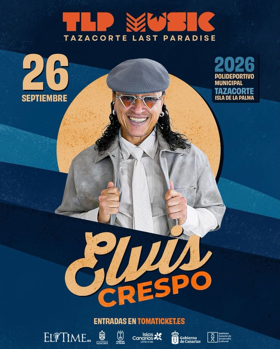 Elvis Crespo en directo en TLP Music 2026