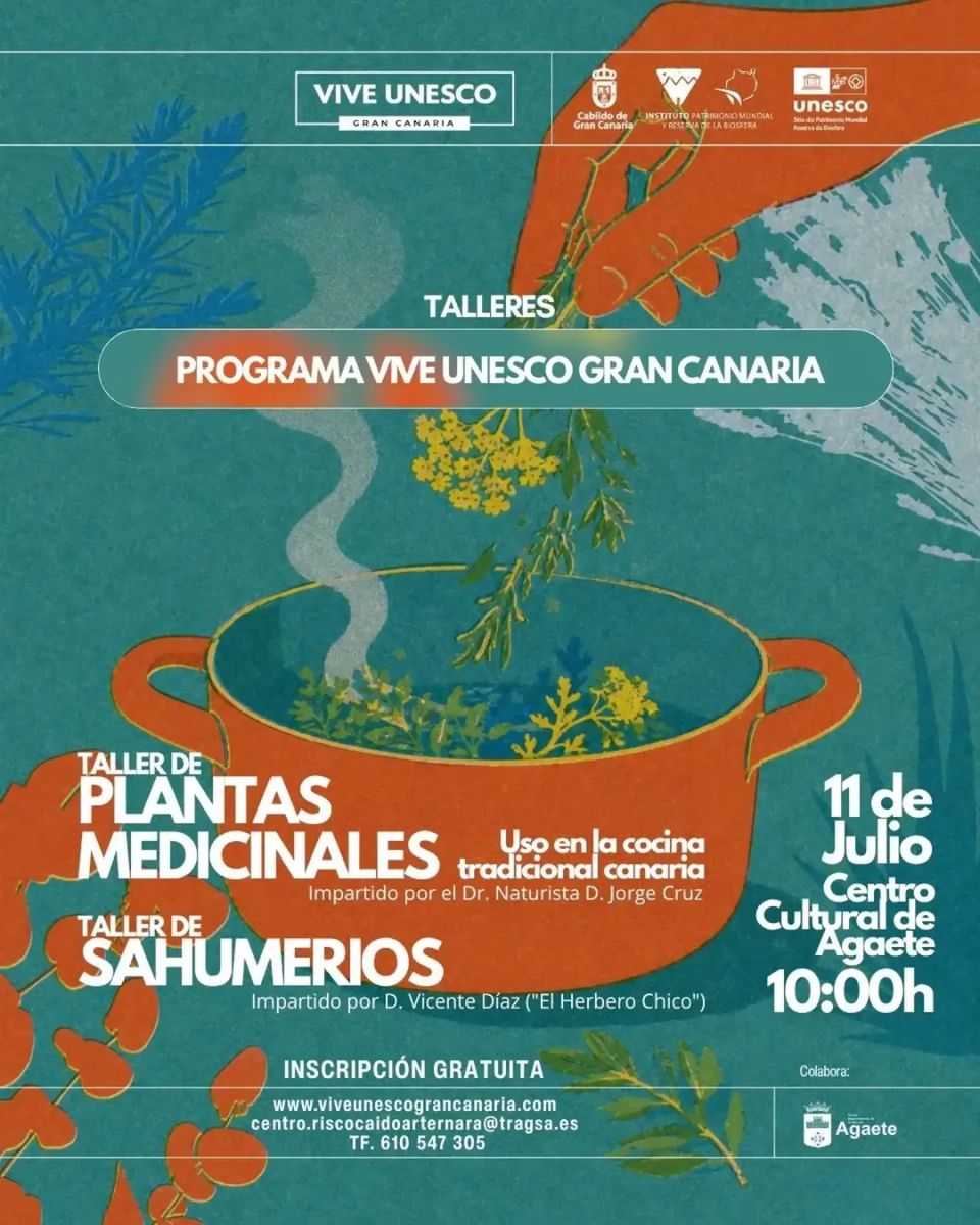 Talleres Vive UNESCO Gran Canaria en Agaete