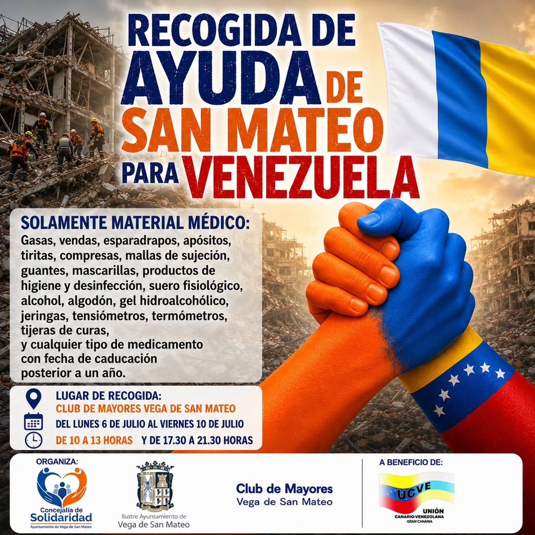 San Mateo Aid Collection for Venezuela