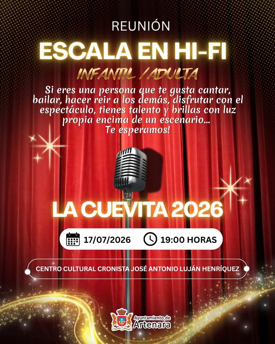 Reunión informativa Escala en Hi-Fi La Cuevita 2026