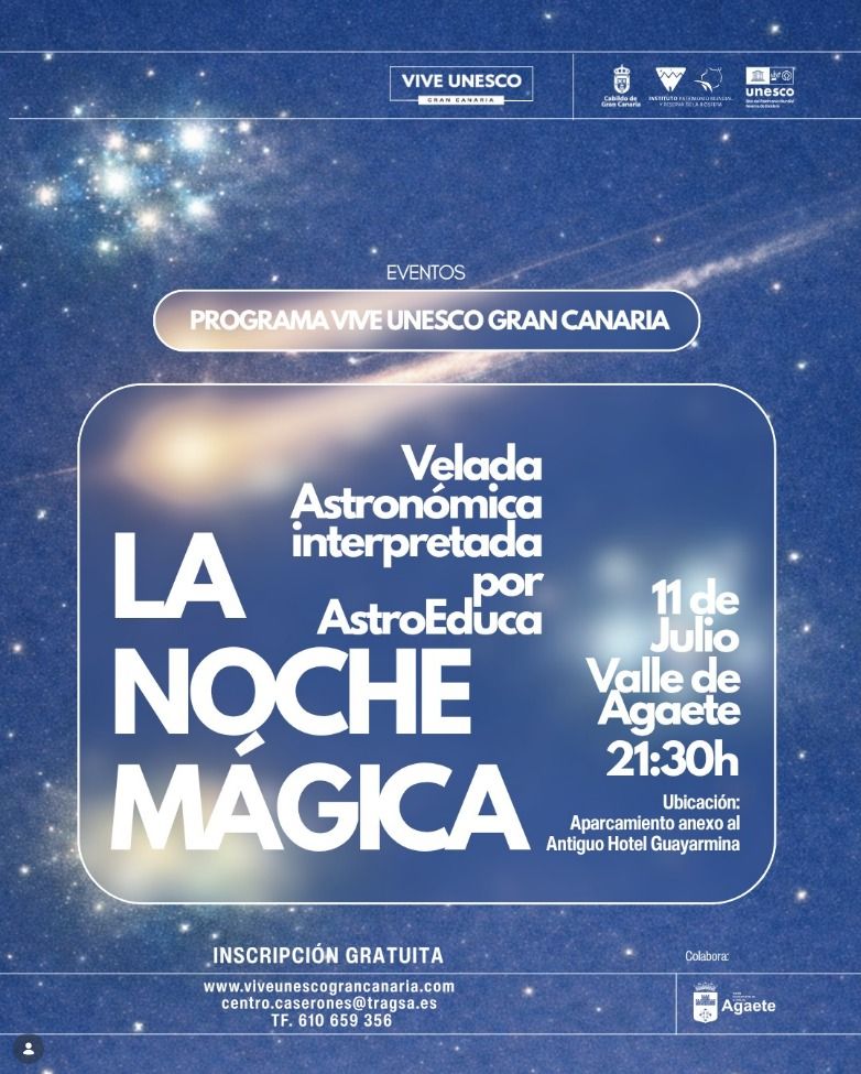 Velada astronómica en Agaete