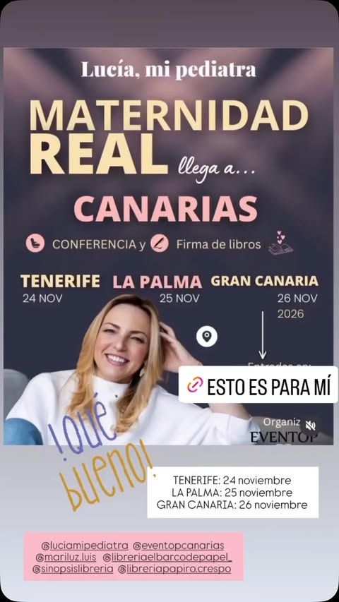 Conferencia sobre crianza consciente y firma de libros