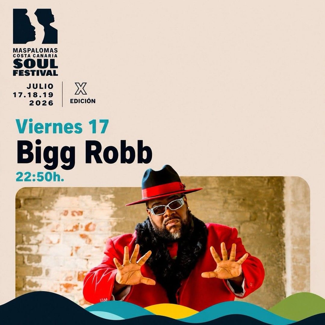 Bigg Robb at Maspalomas Costa Canaria Soul Festival