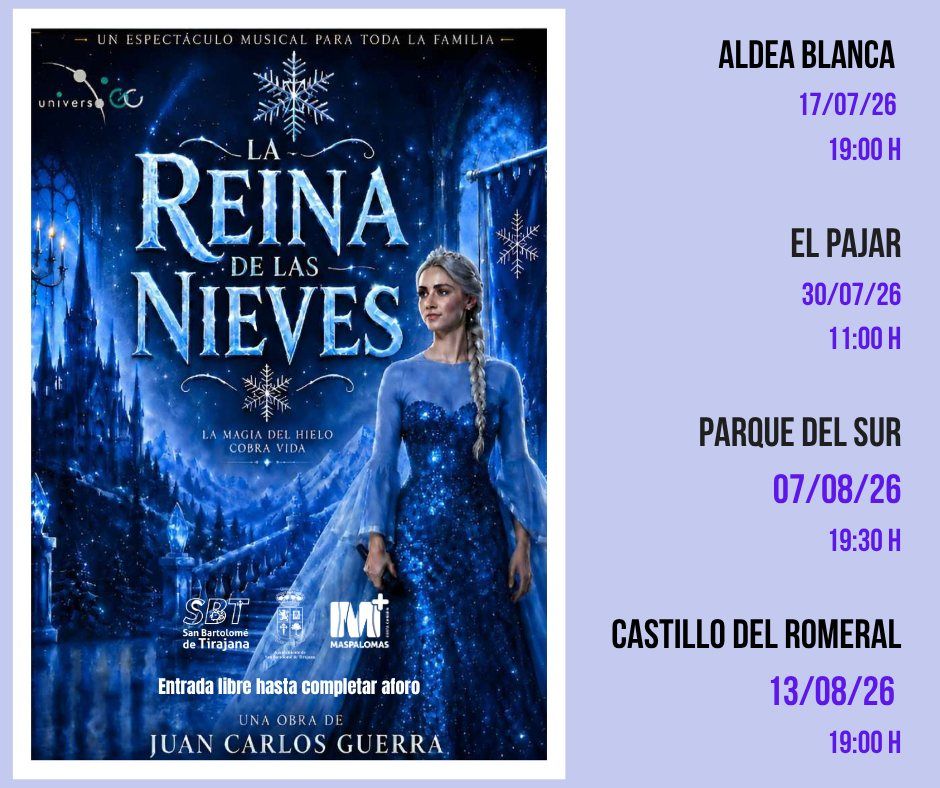 La Reina de las Nieves - Espectáculo Musical Familiar