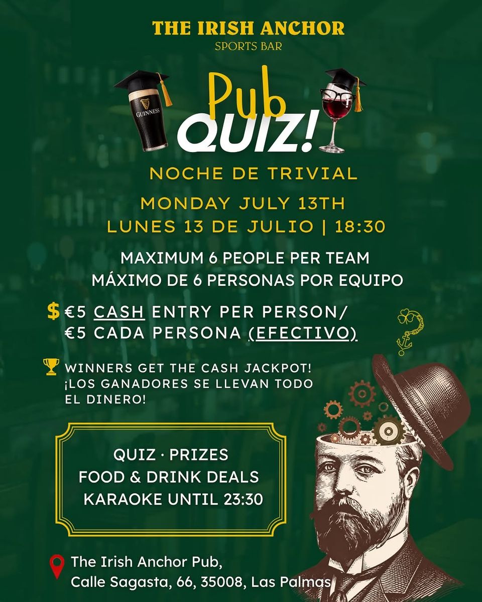 Pub Quiz Night Launch