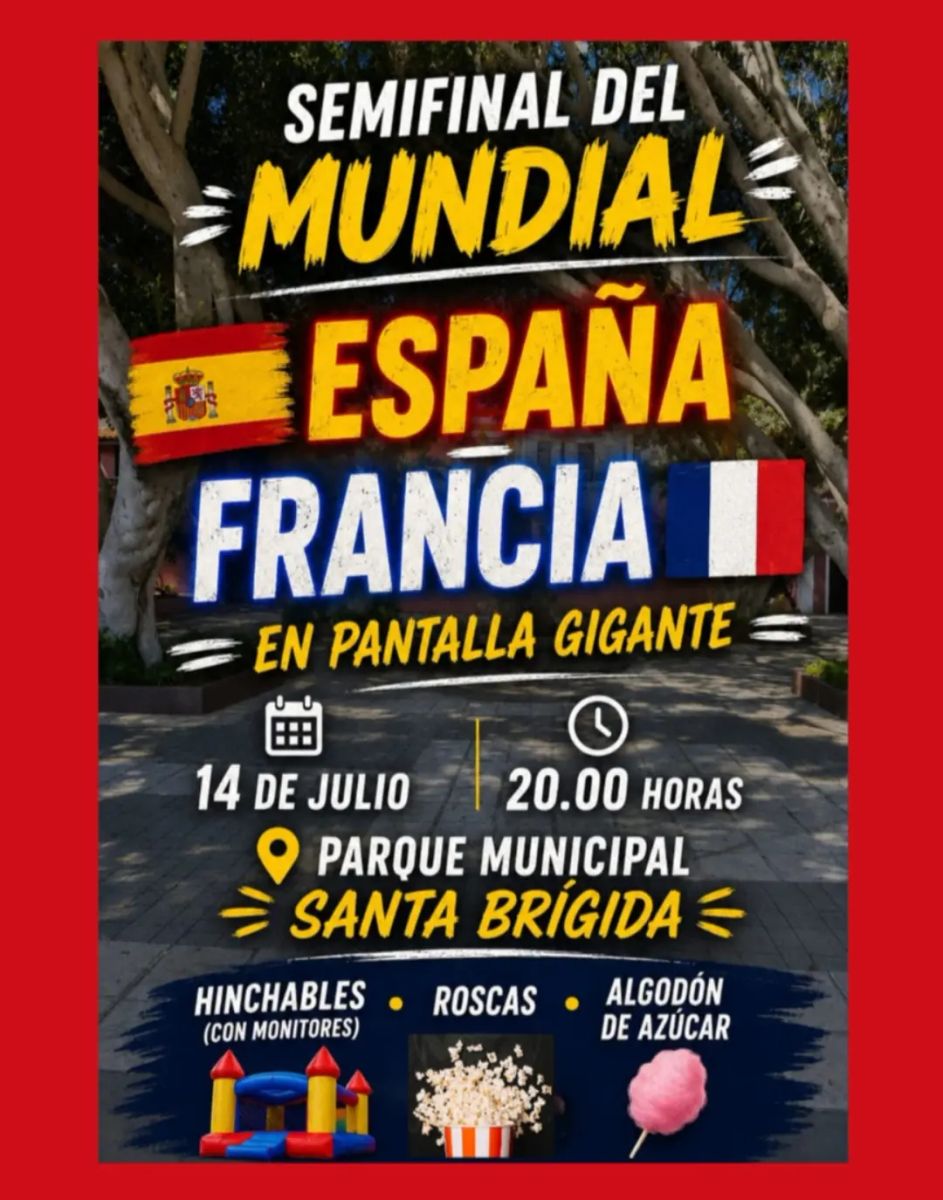 Spain vs France Euro semifinal on big screen