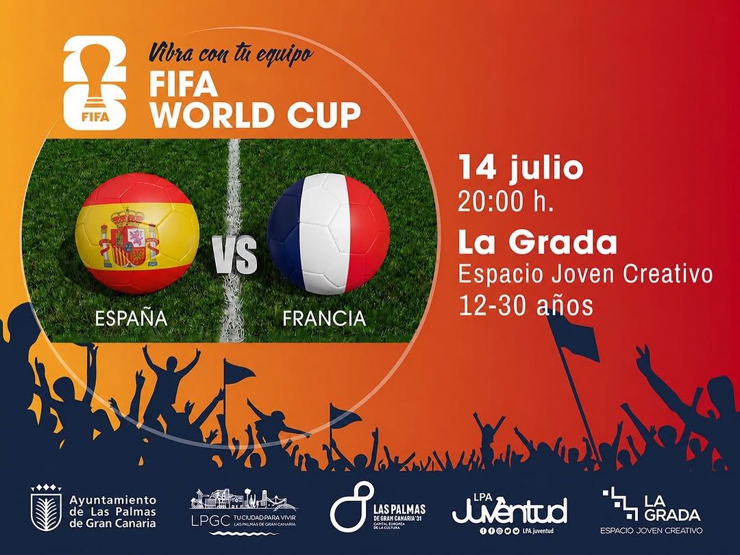 Mundial 2026: España vs Francia en pantalla gigante en La Grada