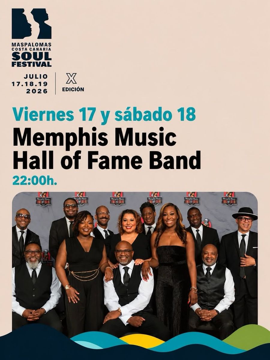 Memphis Music Hall of Fame Band at Maspalomas Costa Canaria Soul Festival