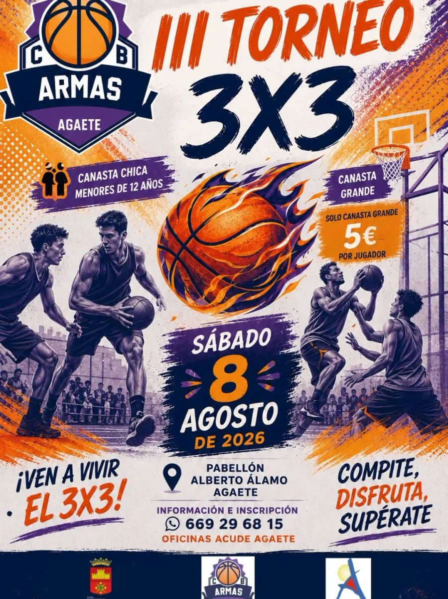 III Torneo de Baloncesto 3x3 en Agaete