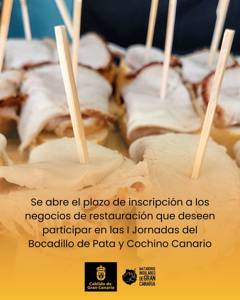 I Jornadas del Bocadillo de Pata y el Cochino Canario