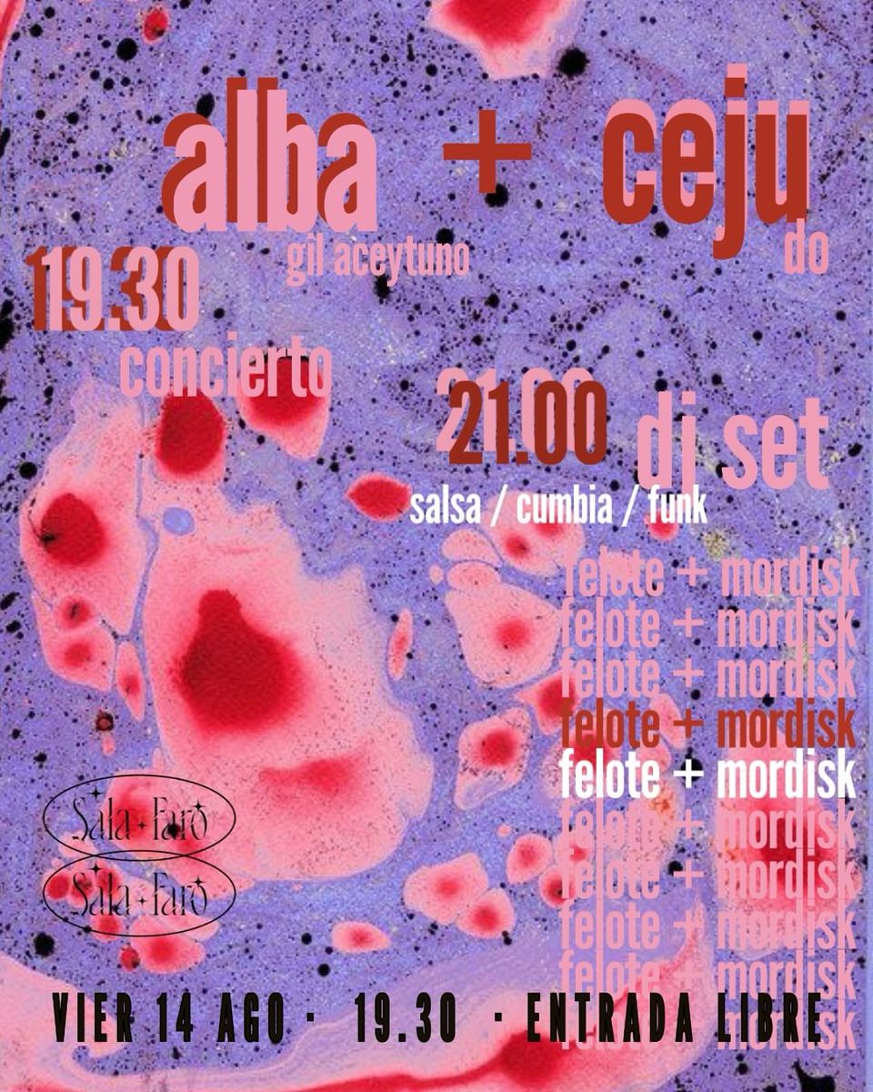 Alba + Ceju concert and DJ set