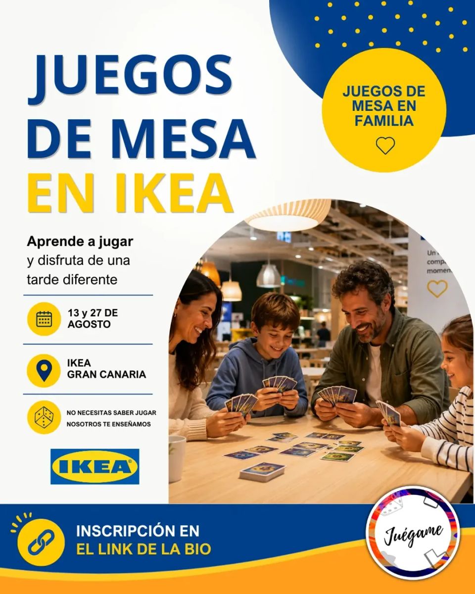 Juegos de mesa en Ikea Gran Canaria