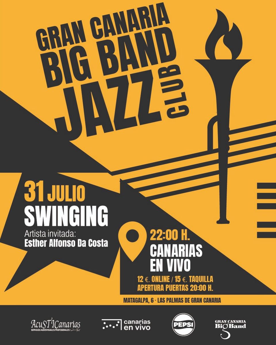 Gran Canaria Big Band Jazz Club: Fin de temporada con Esther Alfonso Da Costa