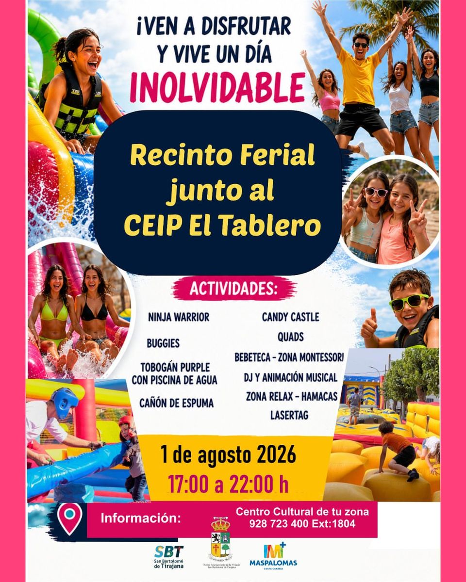 Jornada de Verano y Diversión Familiar en El Tablero