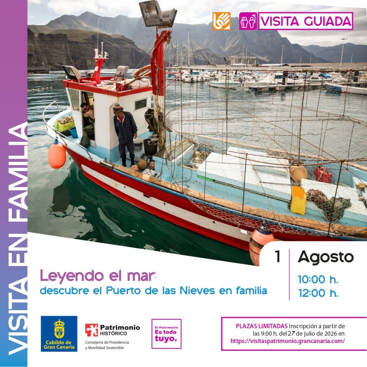 Reading the Sea: Family Tour of Puerto de las Nieves