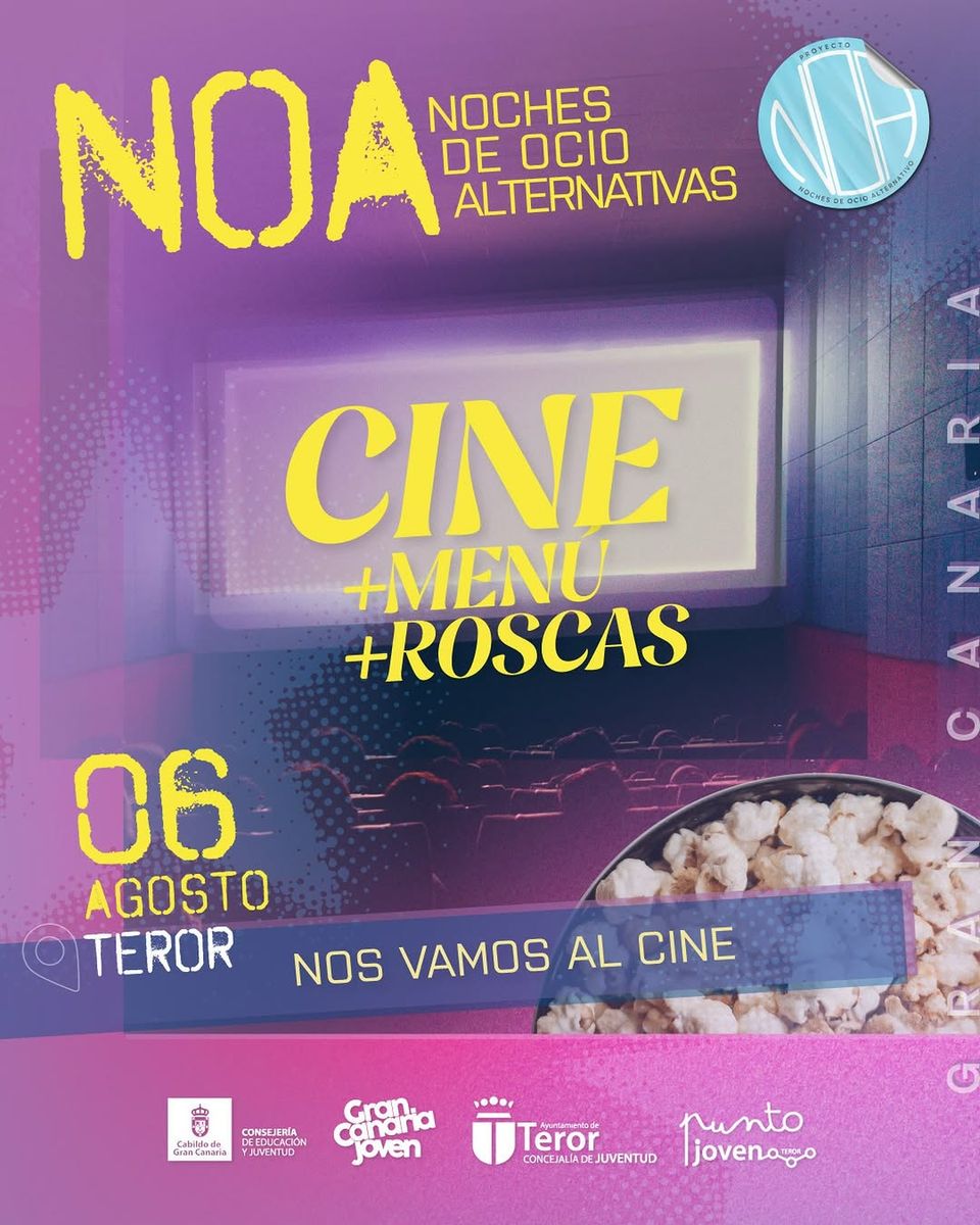 Noche de Ocio Alternativo: Cine + Menú + Roscas