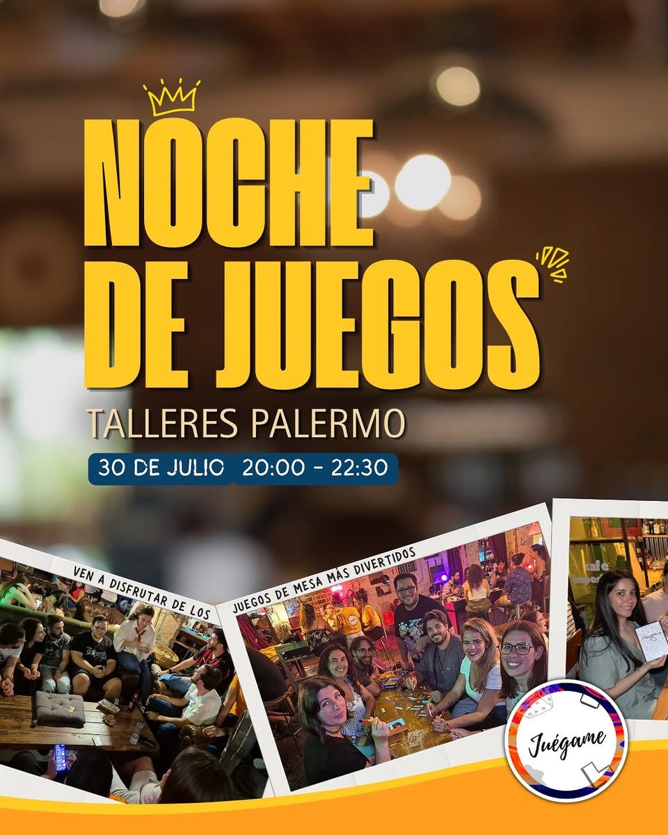 Board Game Night at Talleres Palermo