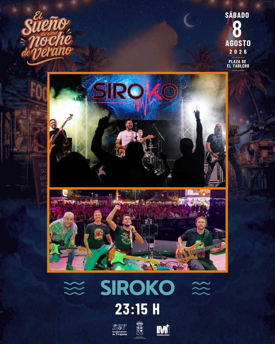 Concierto de Siroko – El Sueño de una Noche de Verano