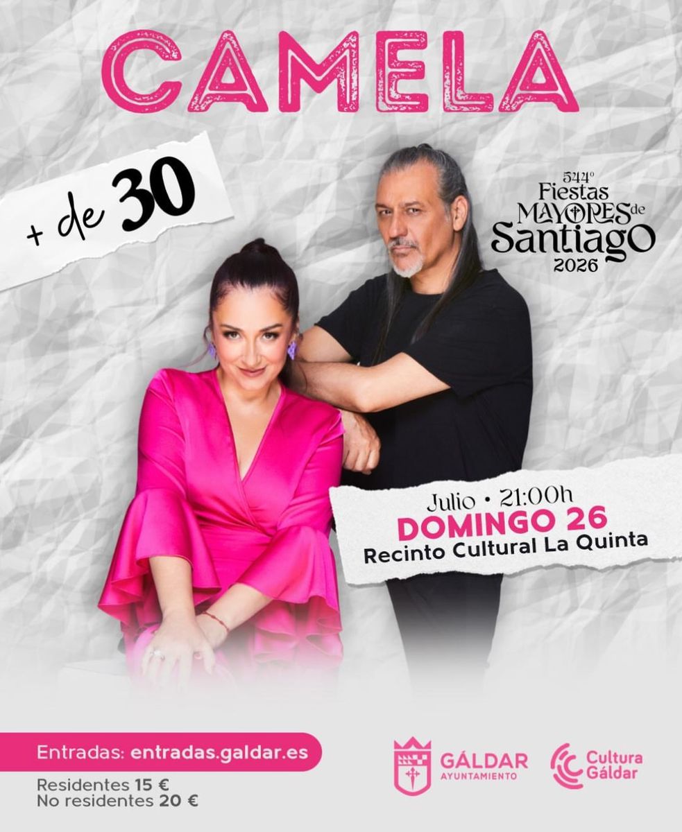 Camela concert at the 544th Fiestas Mayores de Santiago