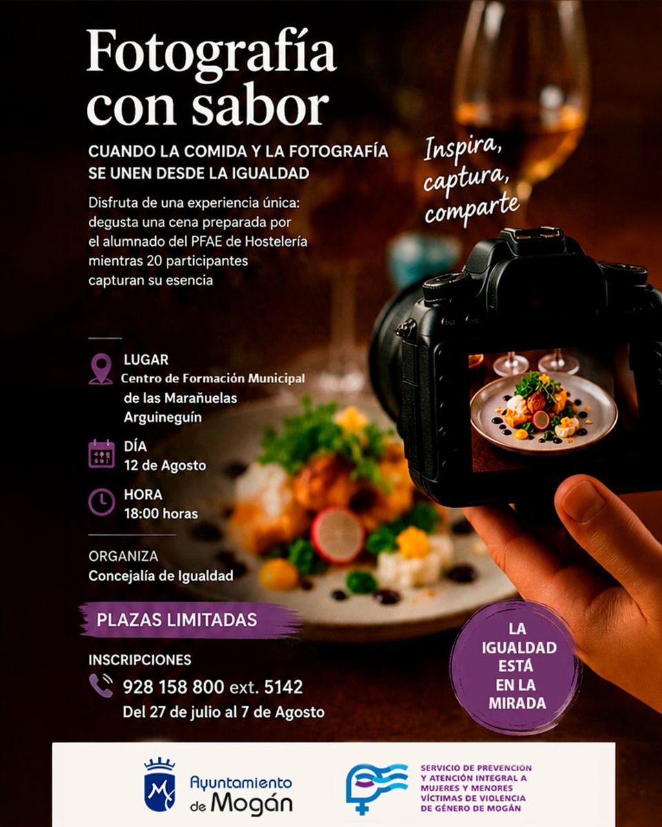 Gastro-photographic Experience – International Photography Day Mogán 2026
