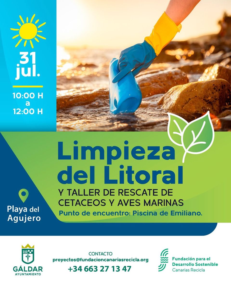 Coastal Cleanup and Marine Rescue Workshop in El Agujero