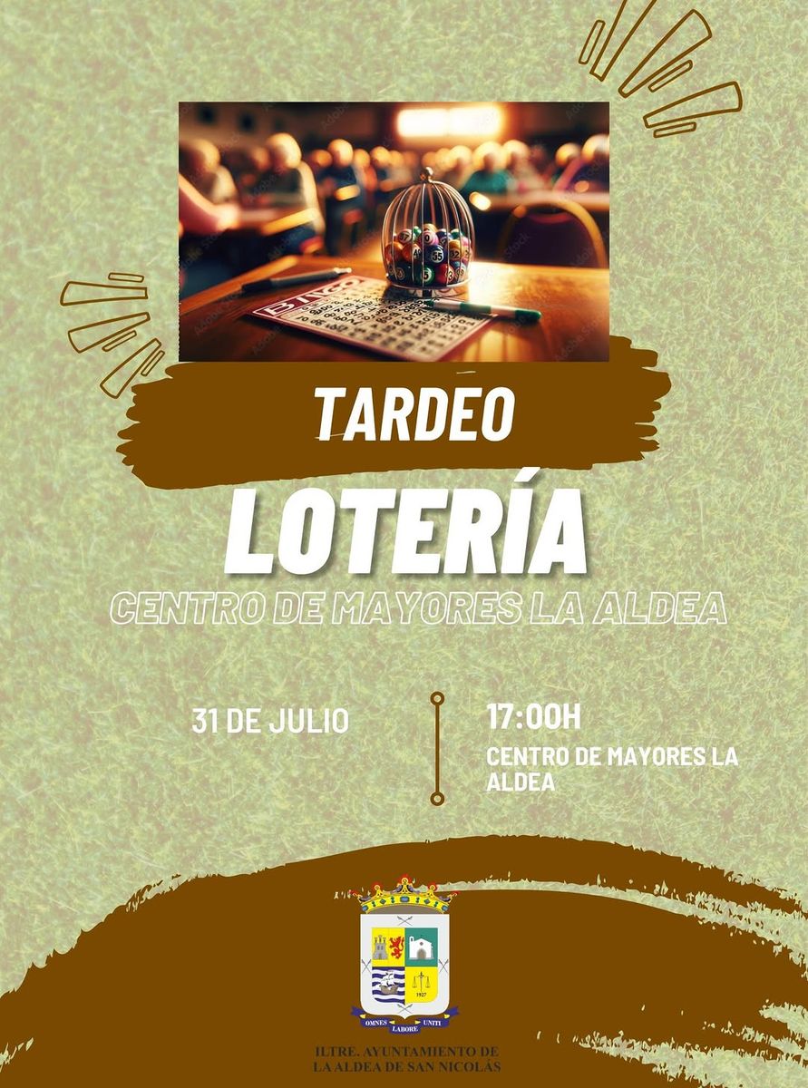Lottery Afternoon at the Senior Center