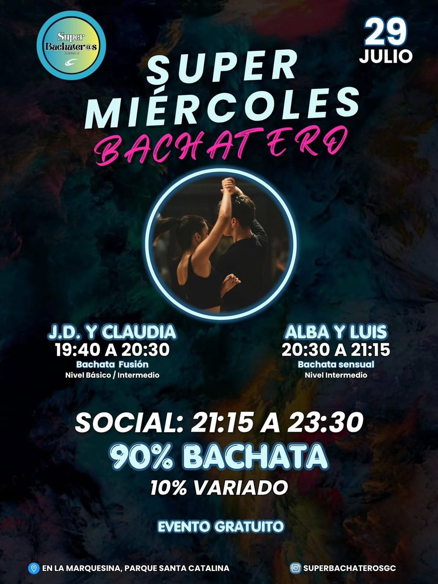 Super Bachata Wednesday: Workshops & Social