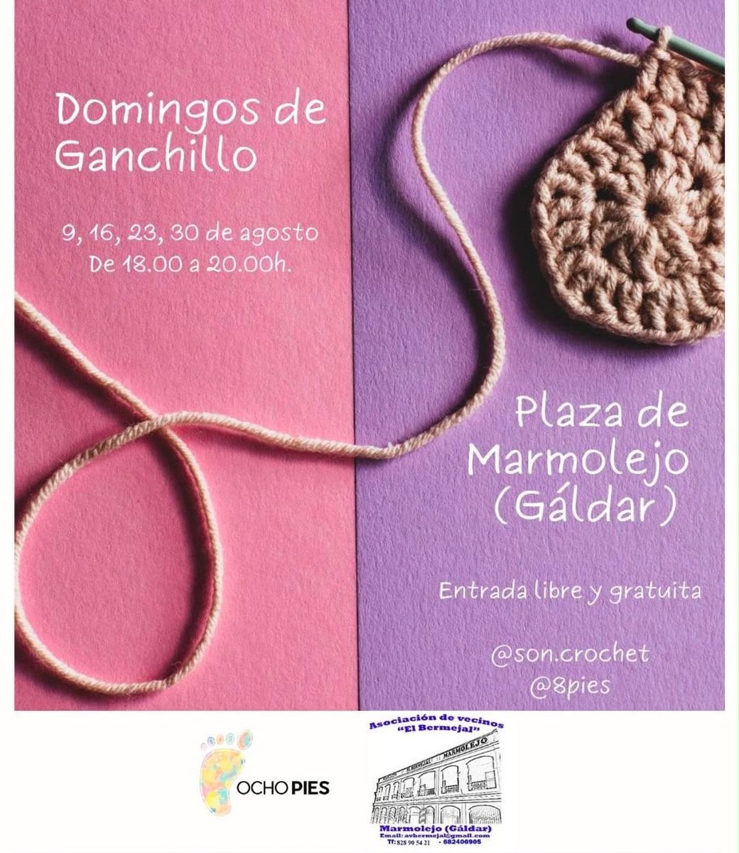 Crochet Sundays in Marmolejo Square