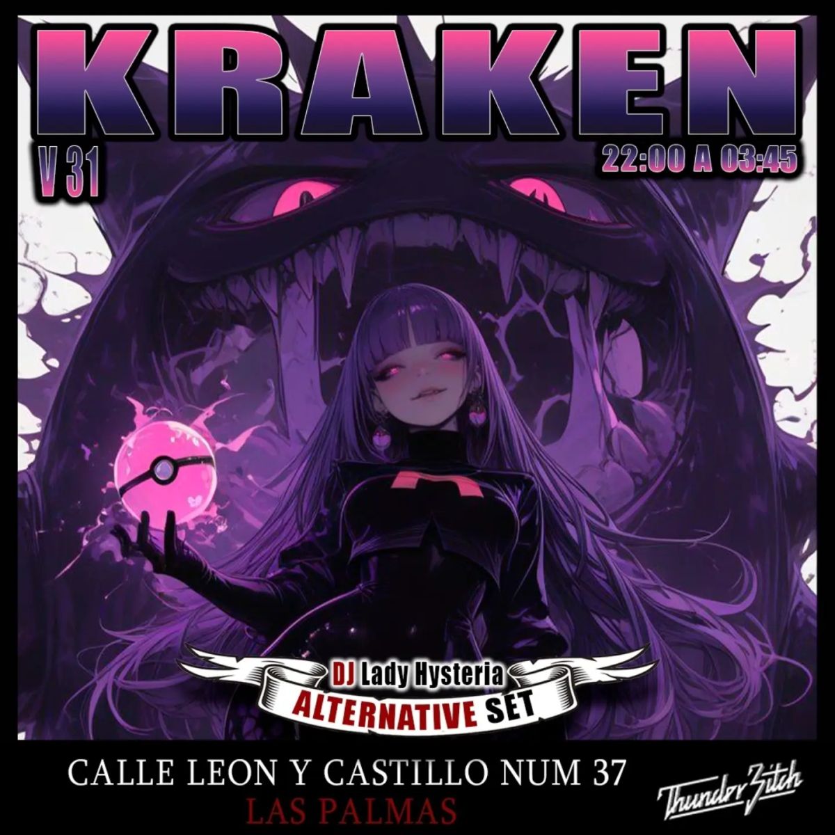 Kraken v31: DJ Lady Hysteria Alternative Set