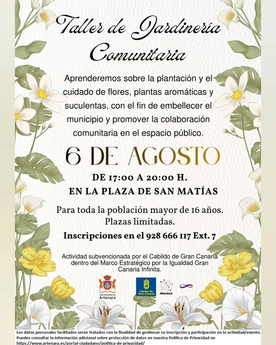 Taller de Jardinería Comunitaria